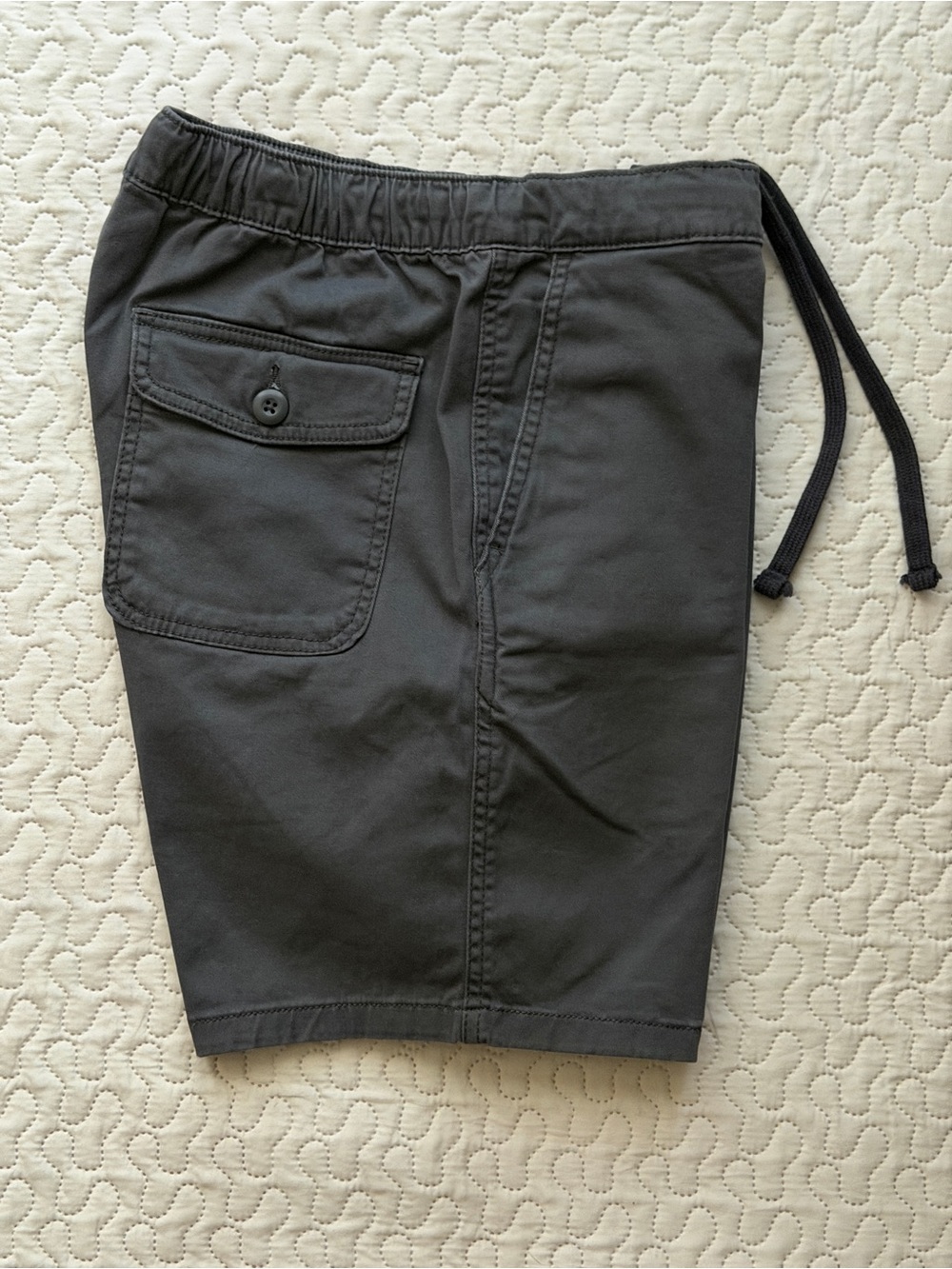 Mutual Weave Men's Casual Drawstring Shorts Size 32 “9 Charcoal/Dark Gray